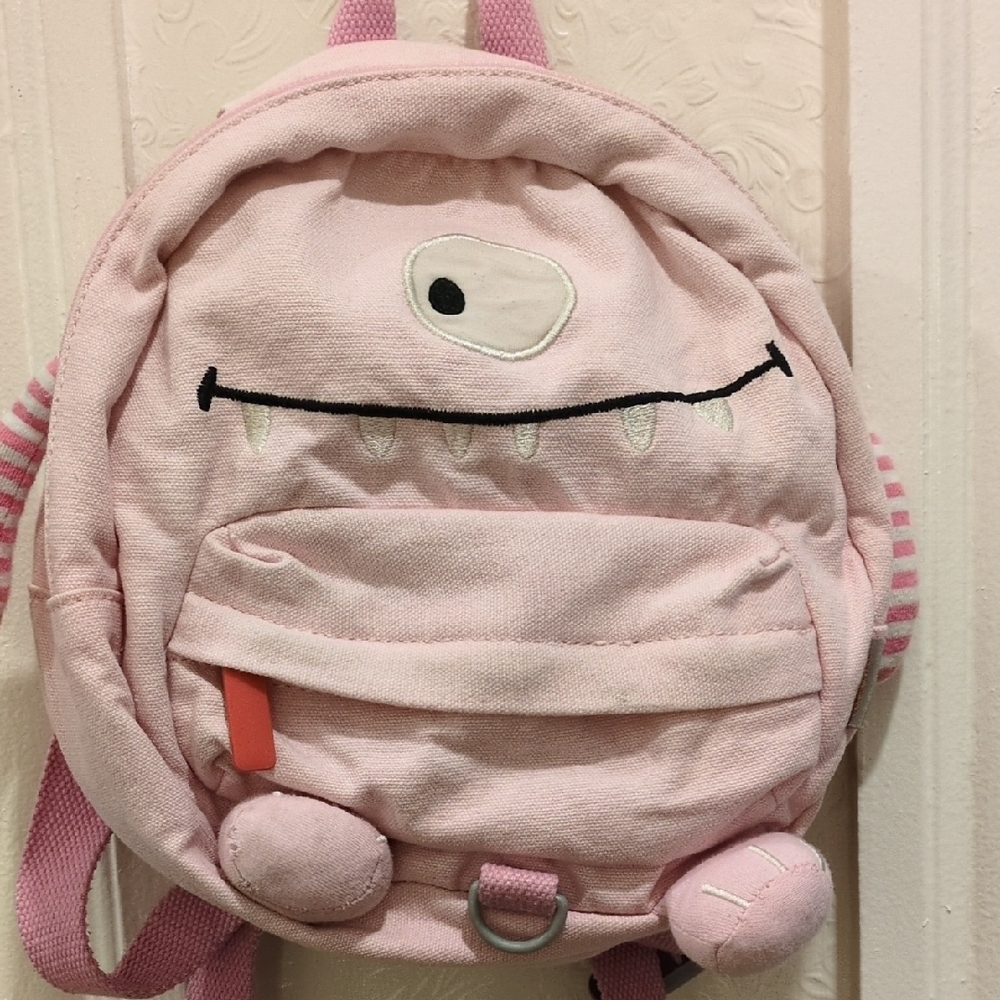 Pink Monster Kids Backpack